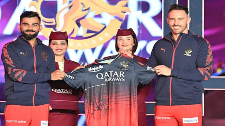 IPL 2023: Royal Challengers Bangalore unveils New Jersey in front of packed M Chinnaswamy Stadium