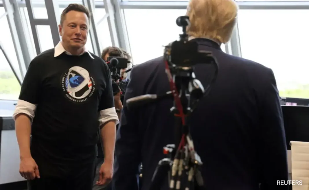 Donald with Elon