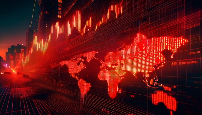 Stock Market in Red