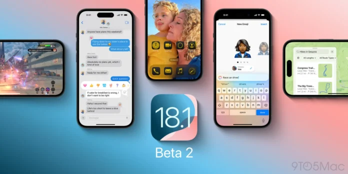 Apple iOS 18.1 Beta 2 Apple iOS 18.1 Beta 2