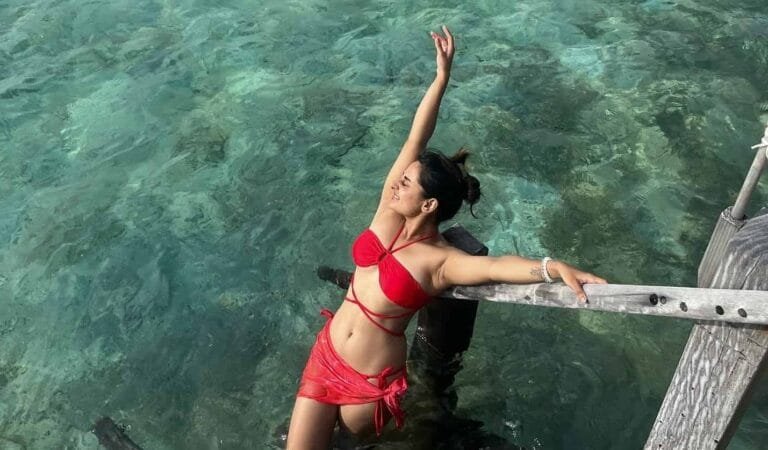 Esther Anil Sizzles in Maldives: Beach Photos Ignite Social Media Frenzy