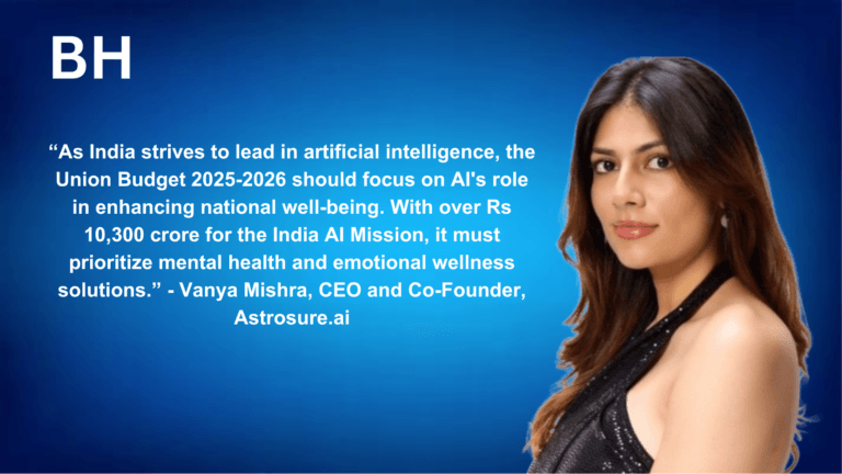 Vanya Mishra on Budget