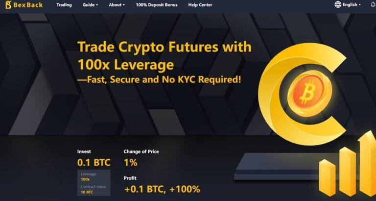 BexBack Reshapes Crypto Futures Trading with 100x Leverage and No KYC