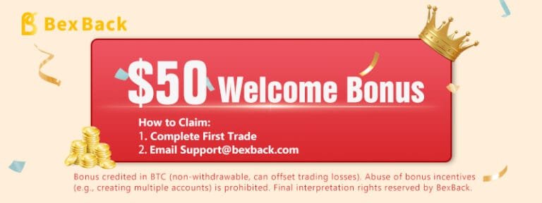 BexBack Launches 100x Leverage Crypto Trading, No KYC, Double Deposit Bonus, and $50 Welcome Bonus