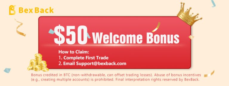 100x Leverage. No KYC. Double Deposit Bonus. Crypto Futures Trading Made Easy on BexBack