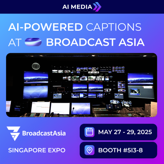 AI-Media Showcases Translation Innovation with LEXI Voice at KOBA and Broadcast Asia 2025