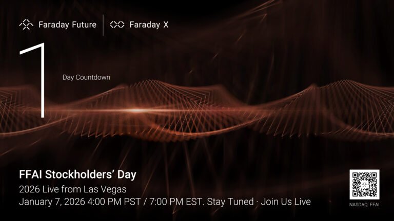 Faraday Future Announces Stockholders’ Day Save the Date for January 7, 2026, in Las Vegas, NV to Coincide with the Annual CES