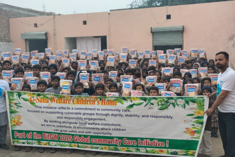 BitGW Conducts Community Support Initiative at Al-Sana Welfare Children’s Home in Pakistan