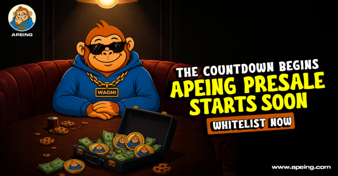 Apeing Confirms Upcoming Crypto Presale Launch Date as Bitcoin Breaks From Weeks of Rangebound Trading 
