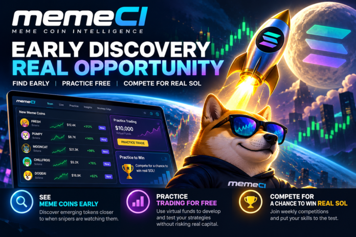 MemeCI Enters Beta With Opportunity to See Meme Coins Early and Practice Trade to Win Real SOL. MemeCI Enters Beta With Opportunity to See Meme Coins Early and Practice Trade to Win Real SOL.