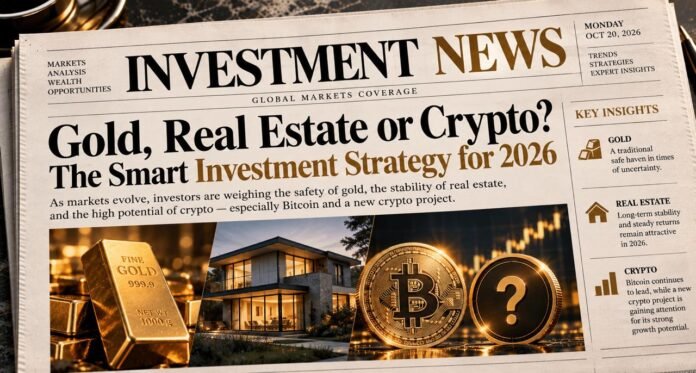 Crypto News: Pepeto Announces AI DeFi Tools While Investors Weigh Real Estate, Gold and the Bitcoin for 2026’s Smartest Investment